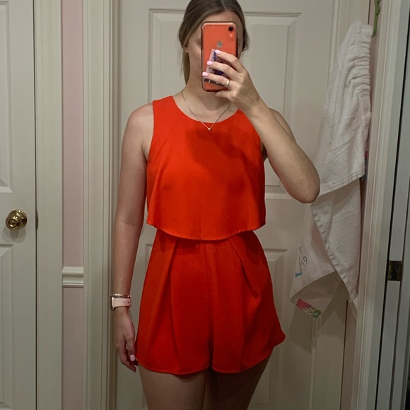 Red Romper - Picture 1 of 6
